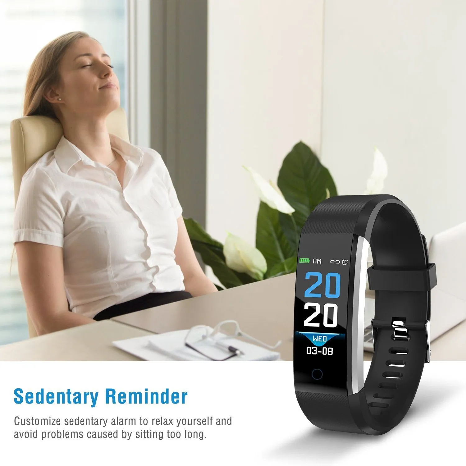 0.96-Inch Fitness Activity Tracker