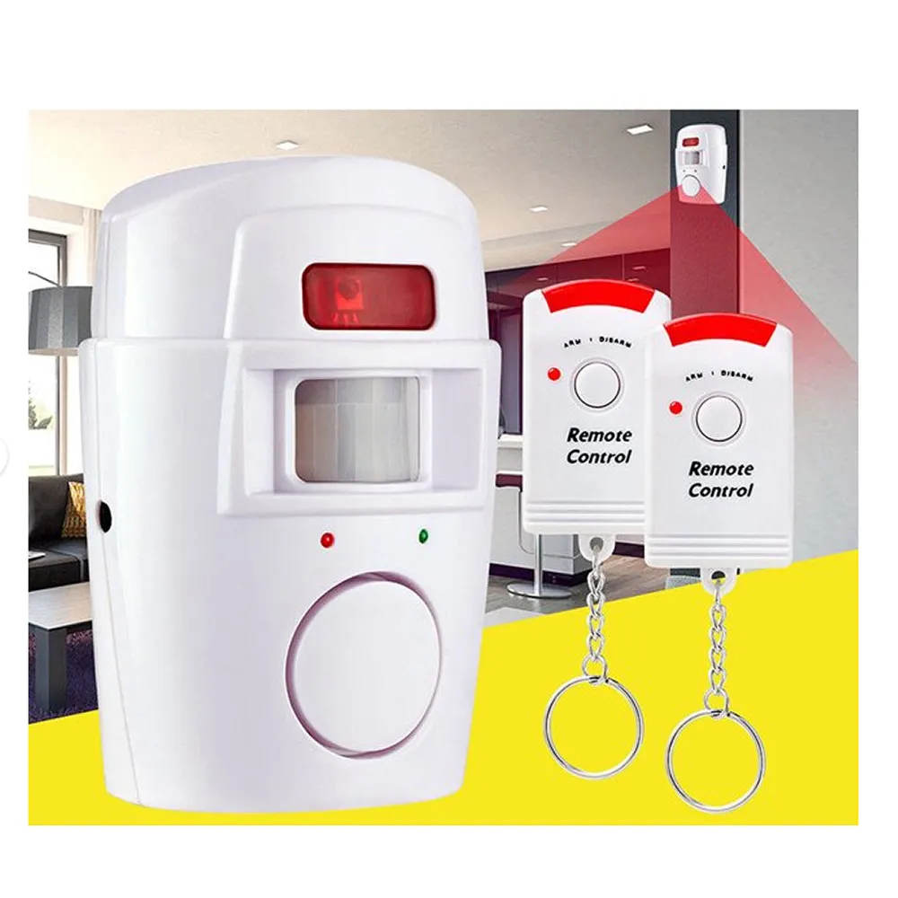 105Db Cordless Diy Human Body Sensor Alarm System