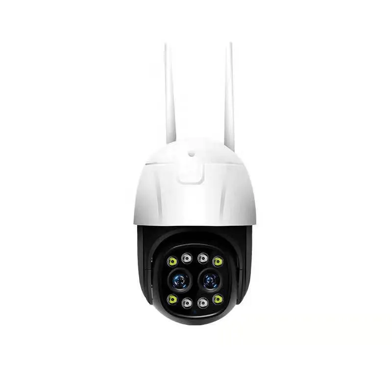 1080P HD Wireless Home Security Camera Outdoor Binocular Camera 10X Optical Zoom WIFI IP Camera with AI Face Recognition Infrared Night Vision IP66 Waterproof