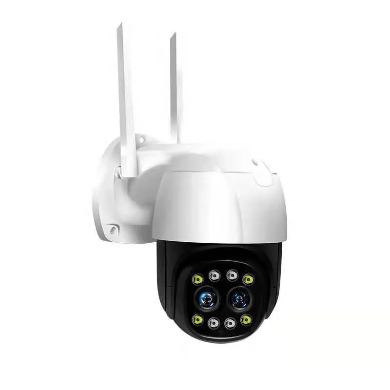1080P HD Wireless Home Security Camera Outdoor Binocular Camera 10X Optical Zoom WIFI IP Camera with AI Face Recognition Infrared Night Vision IP66 Waterproof