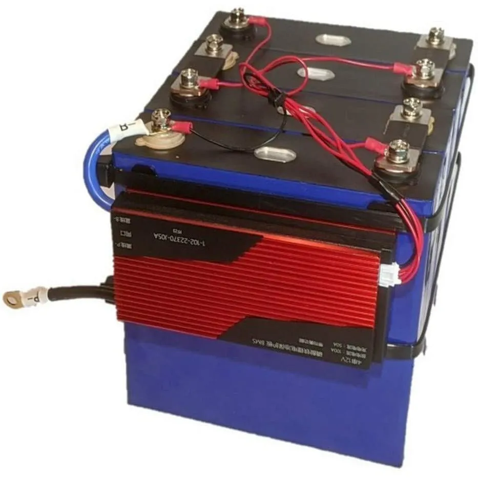 12V 120Ah Lithium Iron Phosphate (LiFePO4) Prismatic Battery with 100A BMS