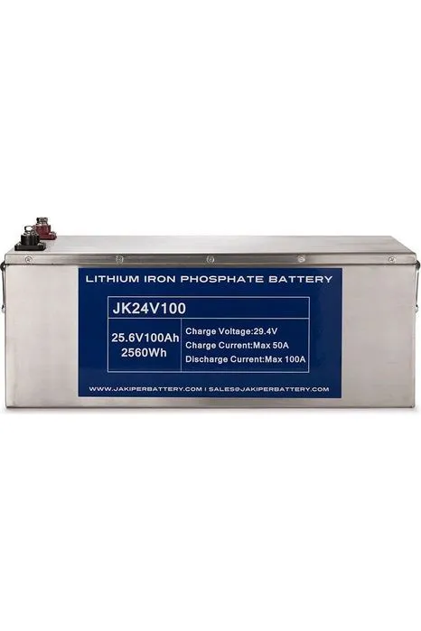 2 x Jakiper 24V 100AH Lithium Iron Phosphate Batteries | 5,120wH / 5.2kWh 24V or 48V | 2 x JK24V100 LiFePO4