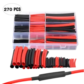 270Pcs Heat Shrink Tubing kit