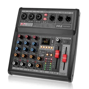 3-Channel Audio Mixer With Usb Interface -  Built-In Fx Processor  Mp3 Player, Xlr & 6.35 Jack Connectors