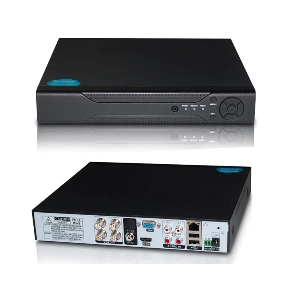 4CH AHD 5in1 DVR 8CH 1080P NVR Video Recorder Camera IP Camera P2P