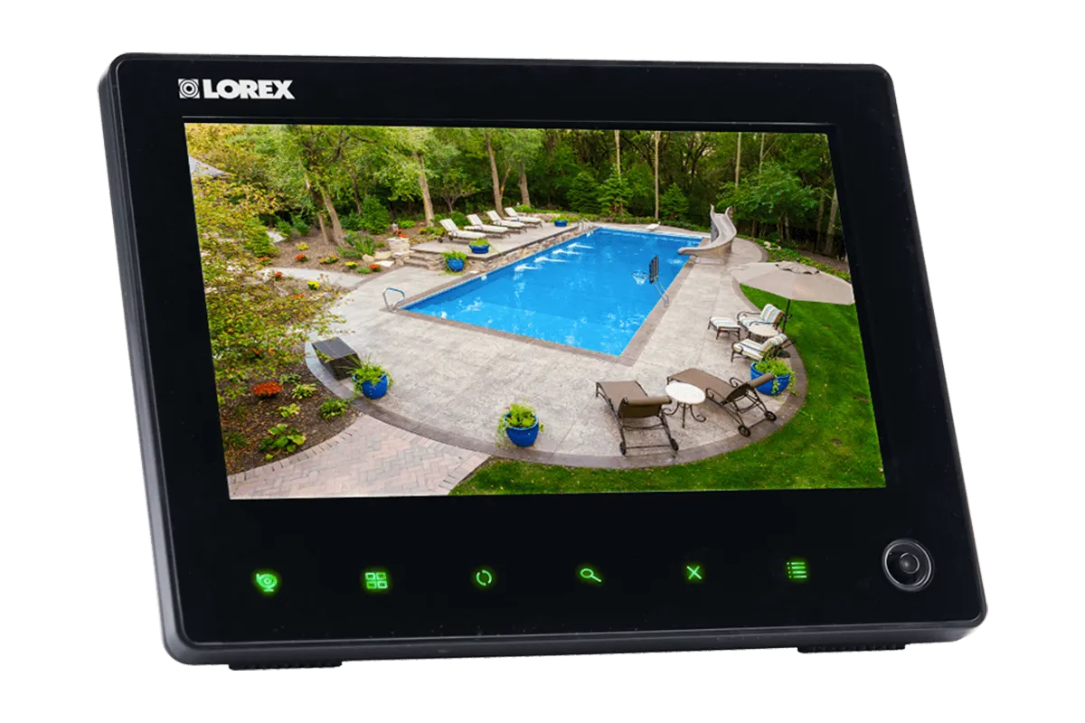720p Wireless Video Surveillance System for Home, 2 Outdoor Cameras with Audio and 65FT Night Vision