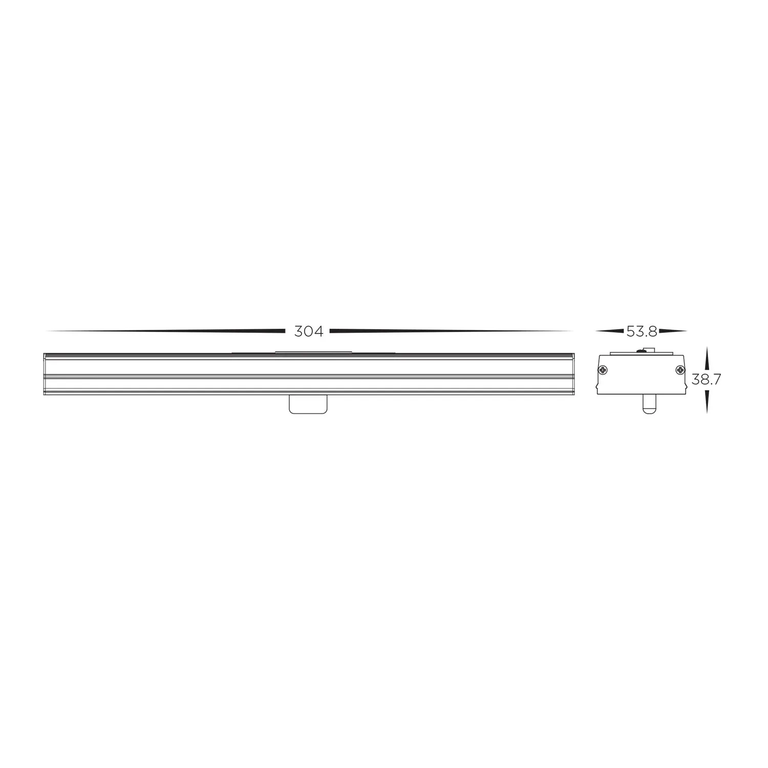 Acc. - Microwave Sensor to suit Linear Modules in Black Havit Commercial - HCP-602100-MSENS