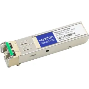 AddOn Amer Networks MGBS-GLX10 Compatible TAA Compliant 1000Base-LH SFP Transceiver (SMF, 1310nm, 25km, LC) MGBS-GLX10-AO