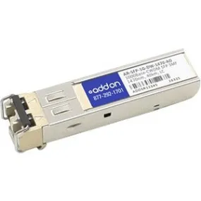 Addon Arista Networks Ar-Sfp-1G-Dw-1470 Compatible Taa Compliant 1000Base-Cwdm Sfp Transceiver (Smf, 1470Nm, 40Km, Lc) Ar-Sfp-1G-Dw-1470-Ao