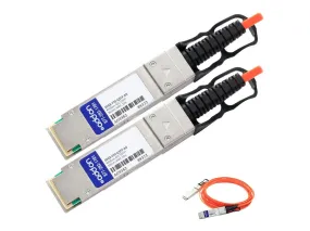 AddOn Enterasys 40GB-F20-QSFP Compatible TAA Compliant 40GBase-AOC QSFP  to QSFP  Direct Attach Cable (850nm, MMF, 20m) 40GB-F20-QSFP-AO