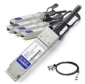 Addon Networks 2M Qsfp  - 4Xsfp  Infiniband Cable Qsfp  4Xsfp  Black