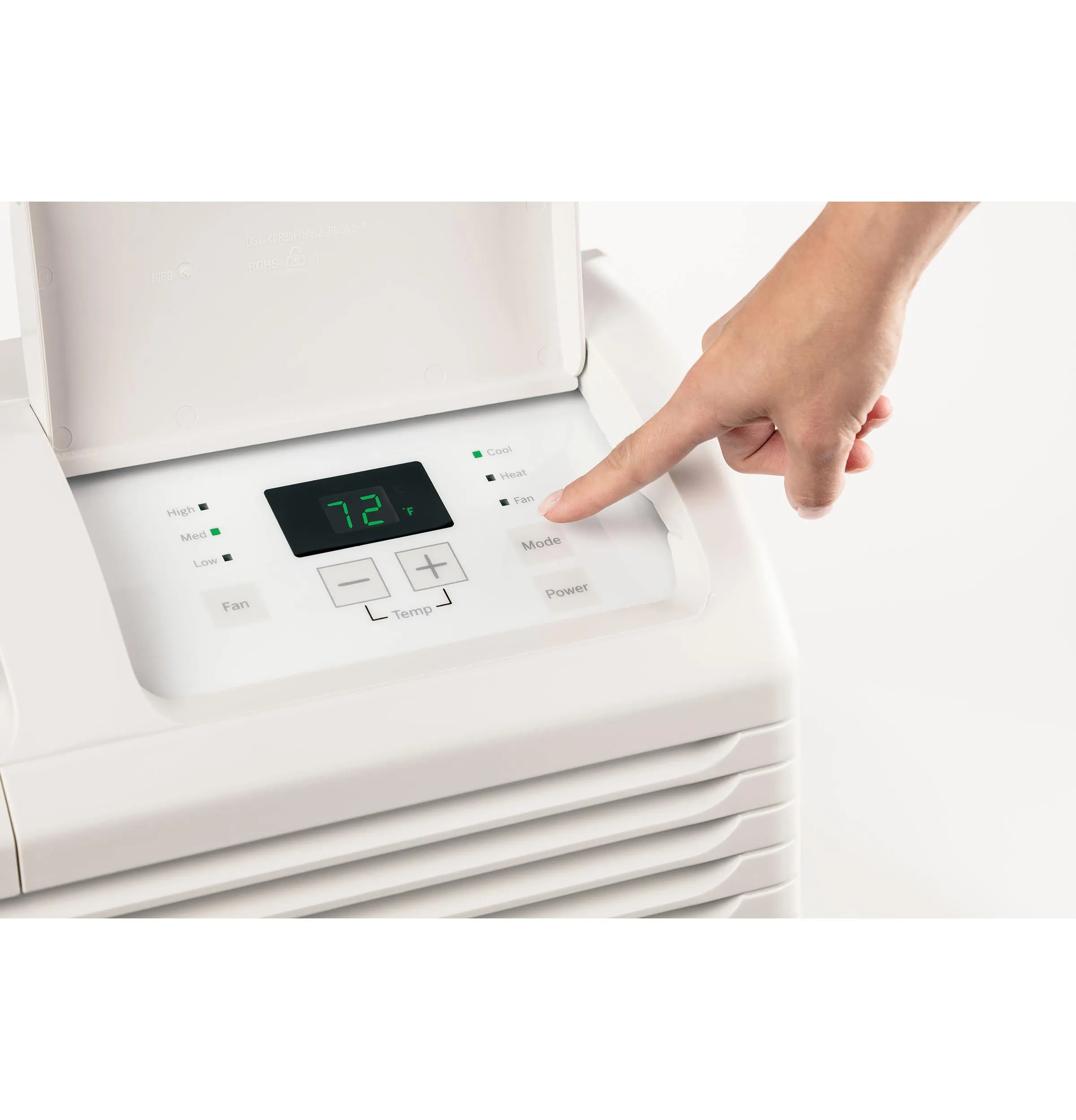 AH11H12D5B Hotpoint® PTAC Heat Pump Unit with Electric Heat Backup 12,000 BTU, 30 amps, 230/208 Volt