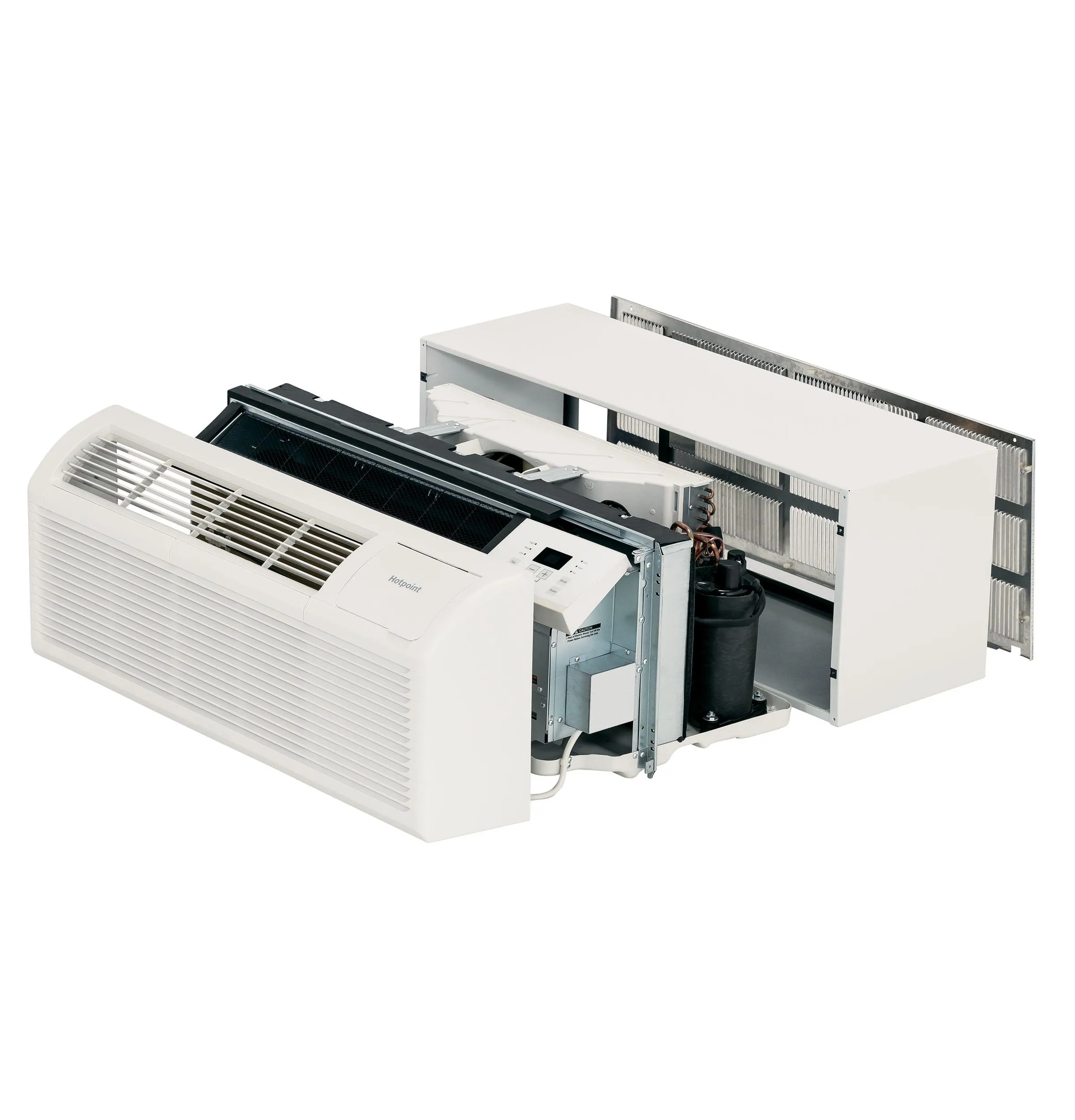 AH11H12D5B Hotpoint® PTAC Heat Pump Unit with Electric Heat Backup 12,000 BTU, 30 amps, 230/208 Volt