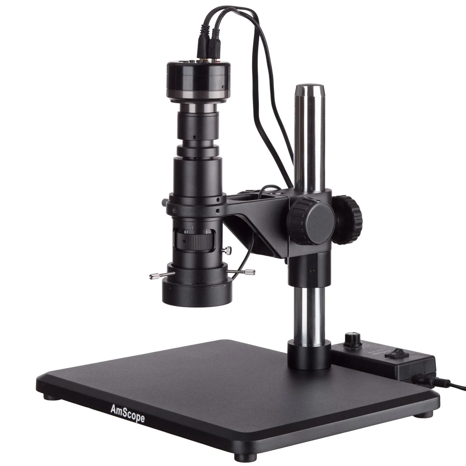 AmScope HC Series 1080p 60fps 2.0MP HDMI High-Sensitivity Color CMOS C-Mount Microscope Camera for Stand-Alone and PC Imaging