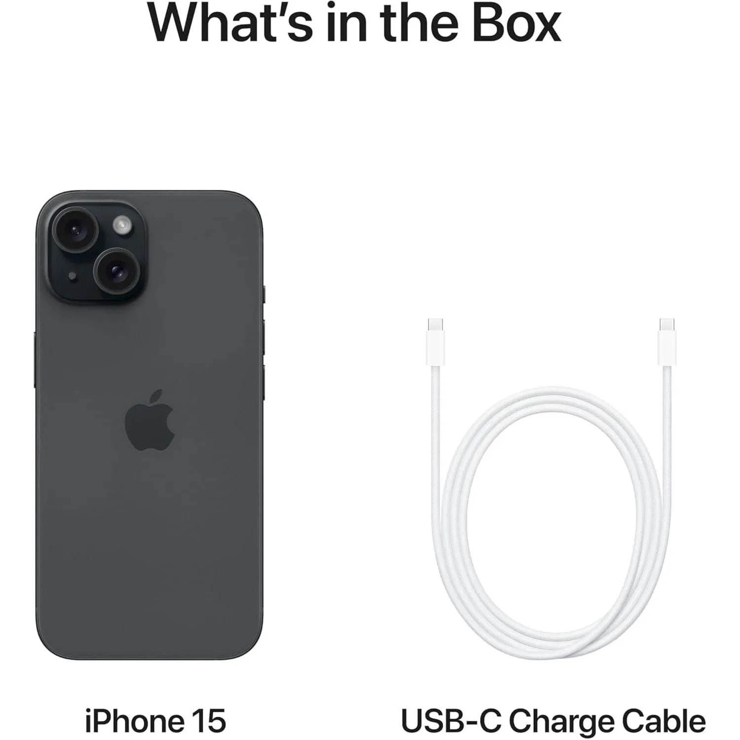 Apple iPhone 15 5G, 512GB, Black, Unlocked