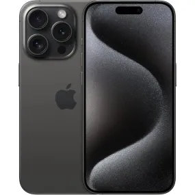 Apple iPhone 15 Pro, 256GB, Black Titanium, Unlocked