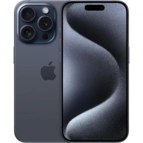 Apple iPhone 15 Pro 5G, 1TB, Blue Titanium, Unlocked