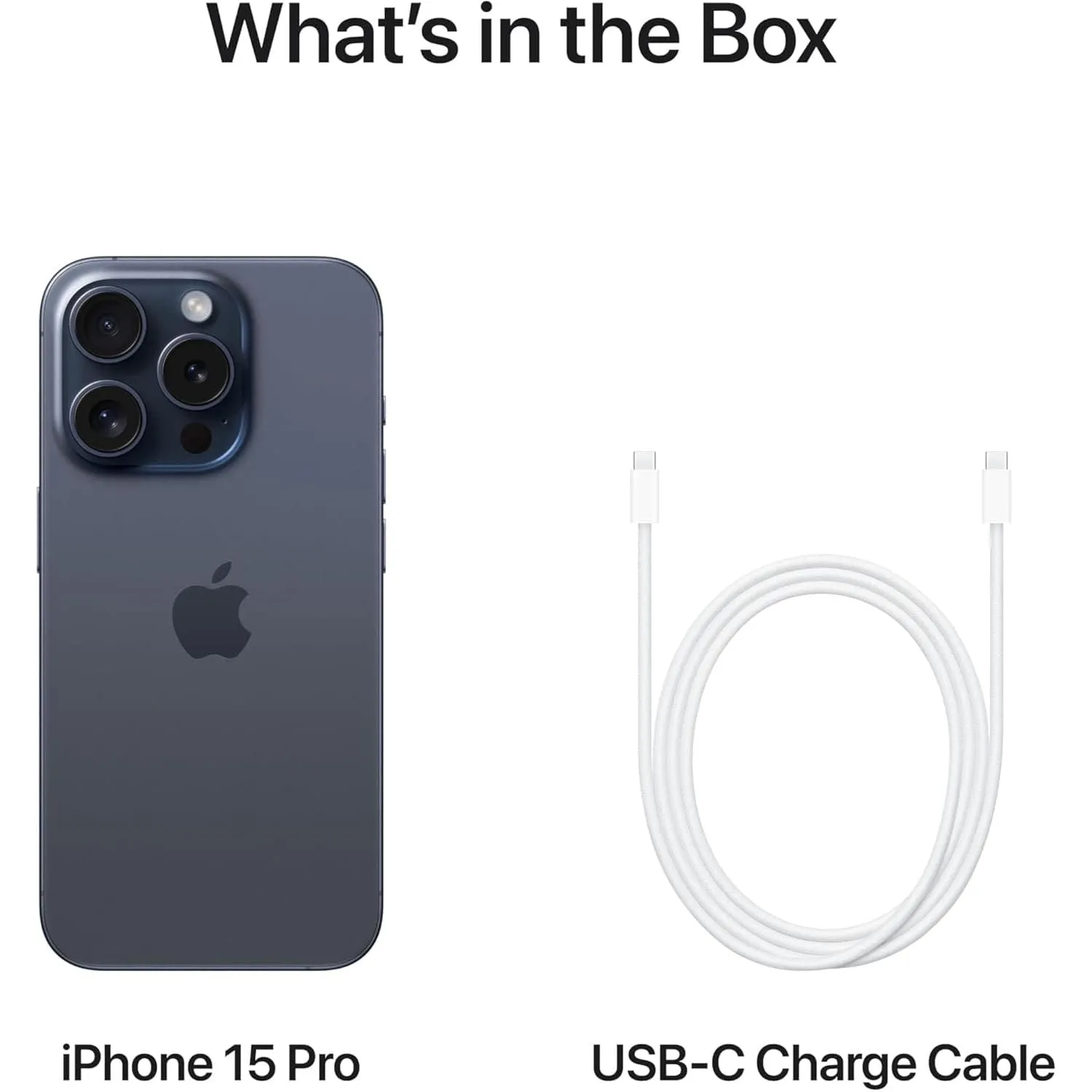 Apple iPhone 15 Pro 5G, 1TB, Blue Titanium, Unlocked