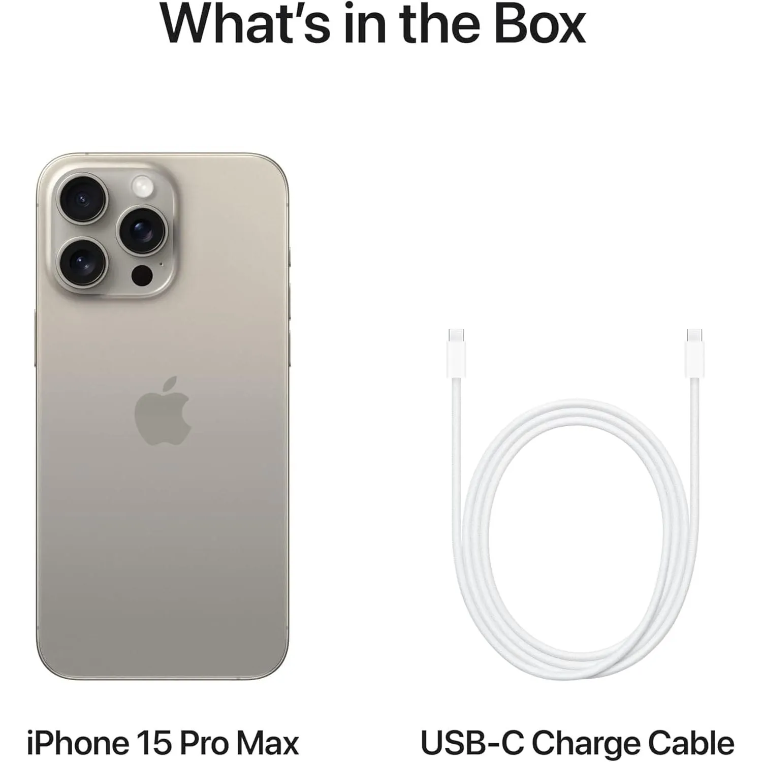 Apple iPhone 15 Pro Max, 256GB, Natural Titanium, Unlocked