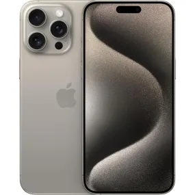 Apple iPhone 15 Pro Max, 256GB, Natural Titanium, Unlocked
