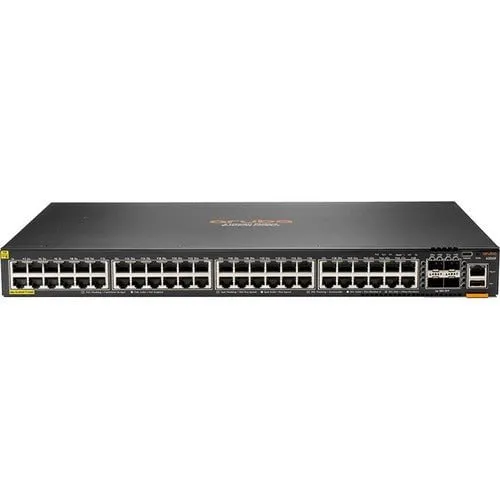 Aruba 6200F 48G Class4 PoE 4SFP  370W Switch - 48 Ports - Manageable - 3 Layer Supported - Modular - Twisted Pair, Optical Fiber - PoE Ports