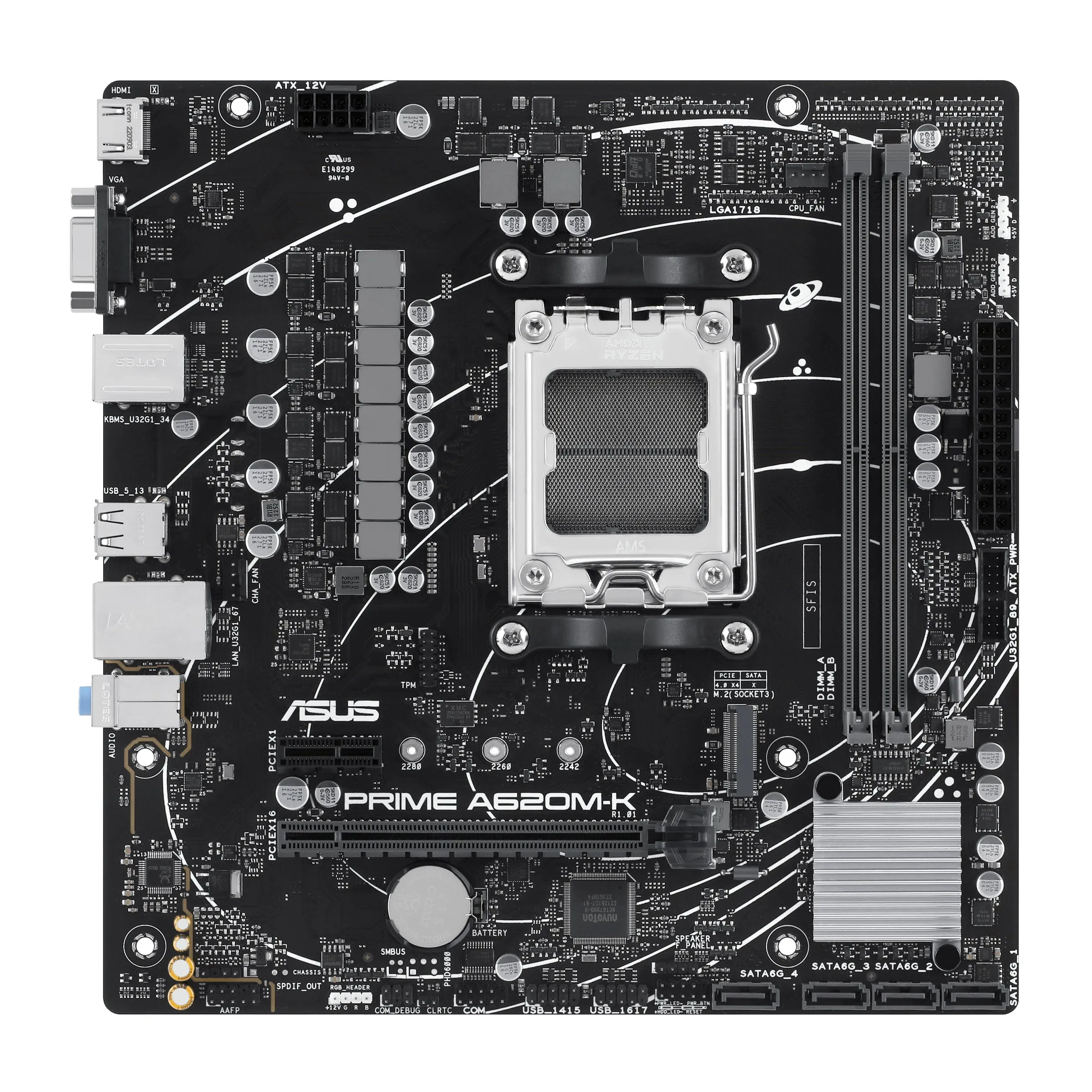 Asus Prime A620M-K-CSM DDR5 Motherboard