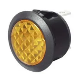 Battery Warning Light Amber LED 12/24 volt Pk50