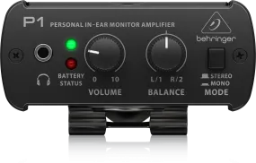 Behringer P1 Personal In-Ear Monitor Amplifier