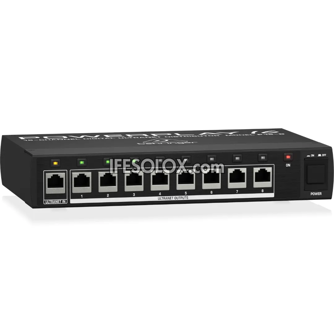 Behringer POWERPLAY P16-D 16-Channel Digital ULTRANET Distributor - Brand New