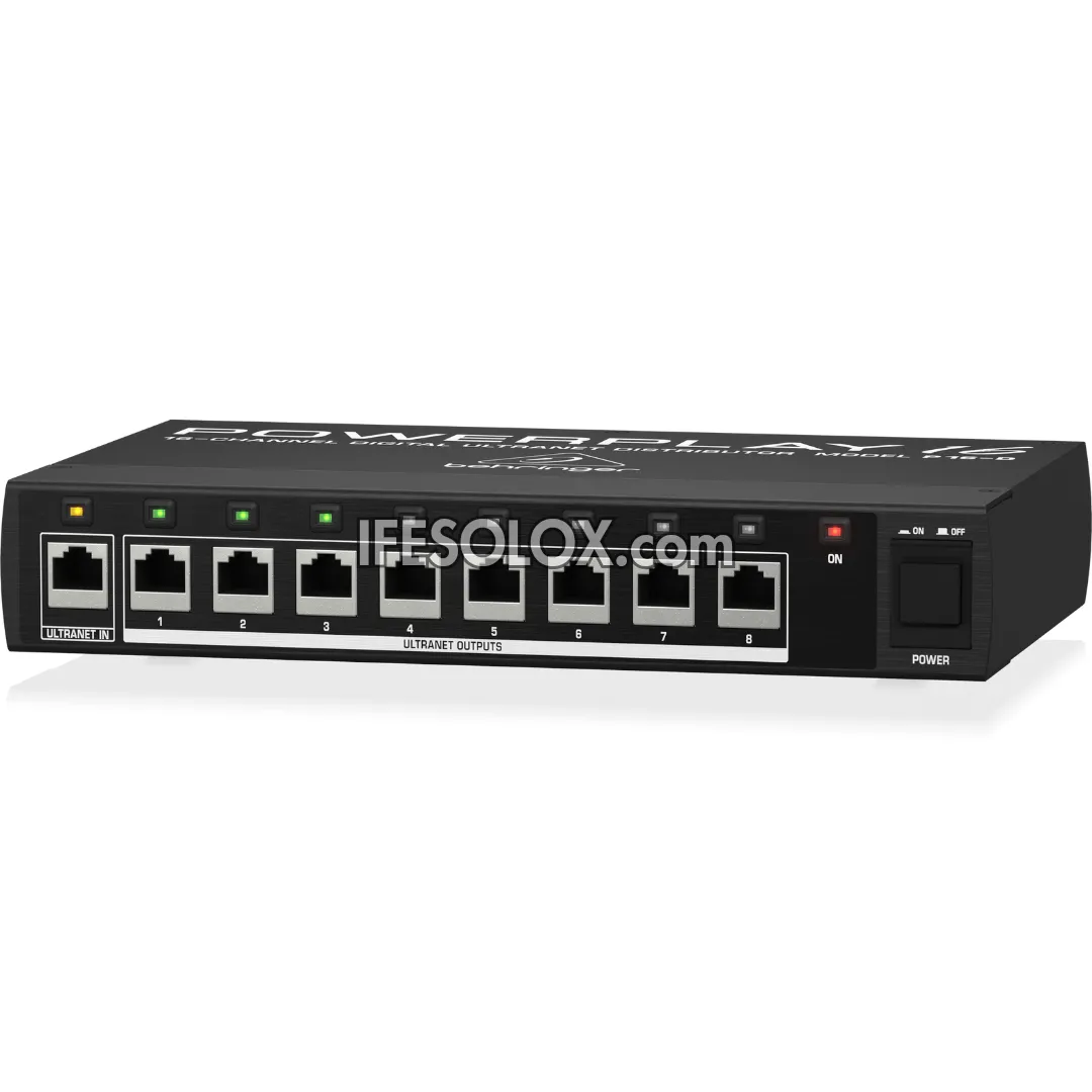 Behringer POWERPLAY P16-D 16-Channel Digital ULTRANET Distributor - Brand New