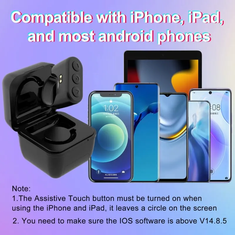 Bluetooth Fingertip Controller for Easy Short Video Browsing