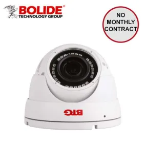 Bolide - N1509 - IP / 5MP / Eyeball Camera / Fixed / 2.8mm Lens / IP66 / 20m IR / DC12V PoE / White Finish