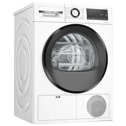 BOSCH WPG23100IN Series 4 8 kg Fully Automatic Front Load Dryer (Fluff Filter, White)