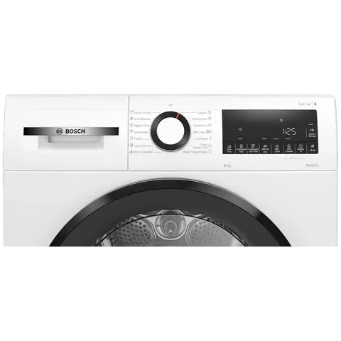 BOSCH WPG23100IN Series 4 8 kg Fully Automatic Front Load Dryer (Fluff Filter, White)
