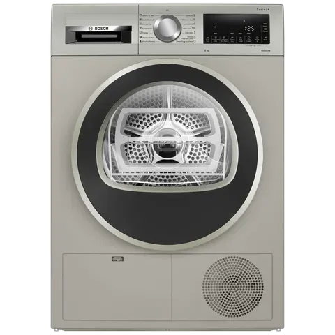 BOSCH WPG23108IN Series 4 8kg Fully Automatic Front Load Dryer (Fluff Filter,  Silver Inox)