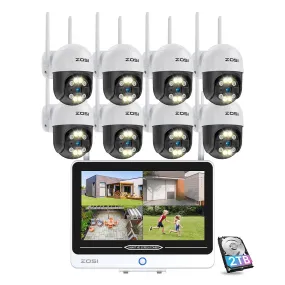 C289 3MP 8-cam WiFi Security System   12.5 inch LCD Monitor   Up To 8TB