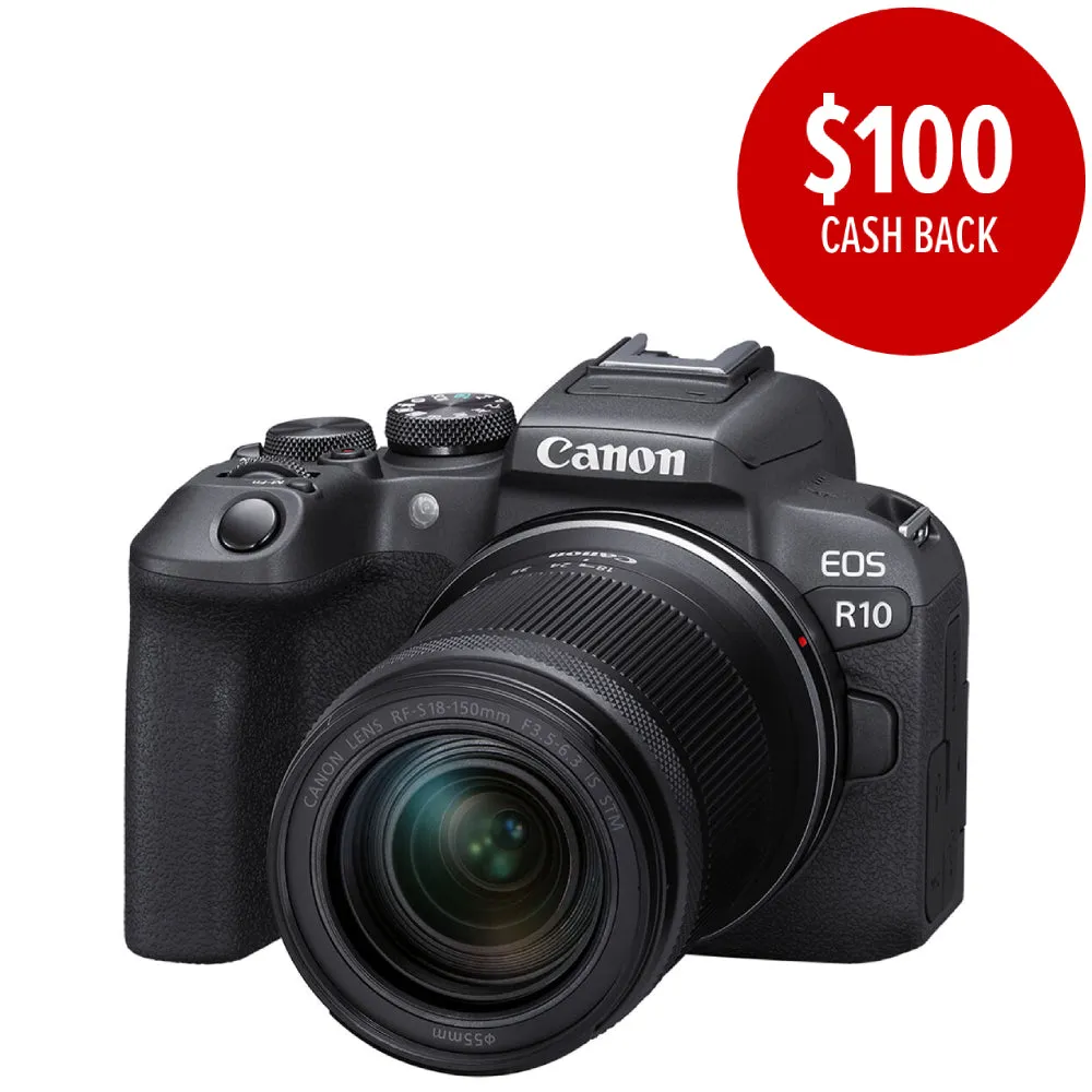 Canon EOS R10 APS-C Mirrorless Digital Camera with RF-S 18-150mm f/3.5-6.3 IS STM Lens
