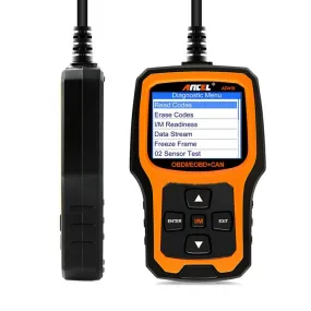 Car Ad410 Obd2 Scanner Code Reader Battery Engine Tester