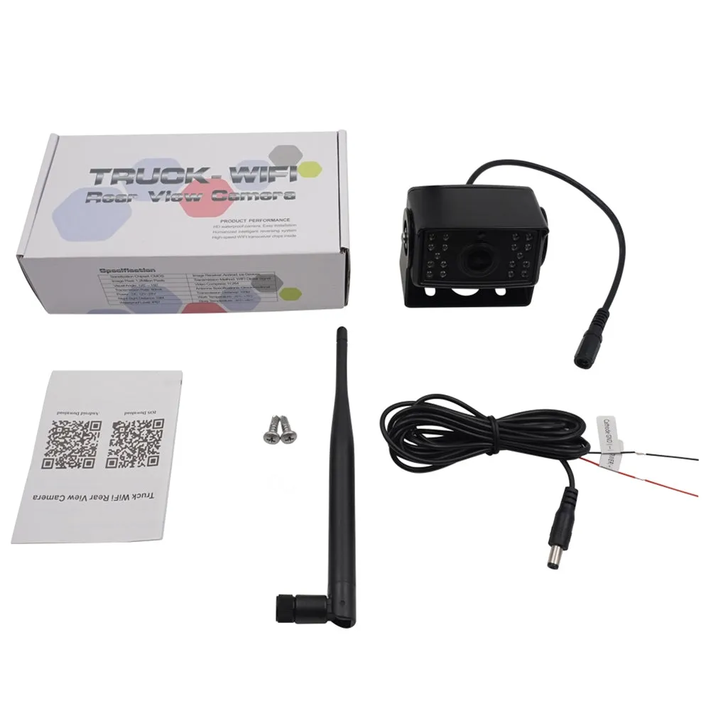 Car Backup Camera Wireless Wifi HD Wide-angle Night Vision Cam