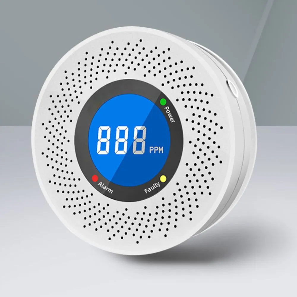 Carbon Monoxide Detector CO Alarm Smoke Safety Combo