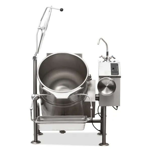 Cleveland KGL25T 25 Gallon Tilting 2/3 Steam Jacket Natural Gas Steam Kettle