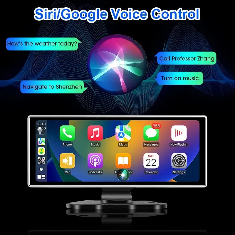 Color Name: WHITE, Sd Card Memory: 64G - 11.26" 4K Dash Cam Rear