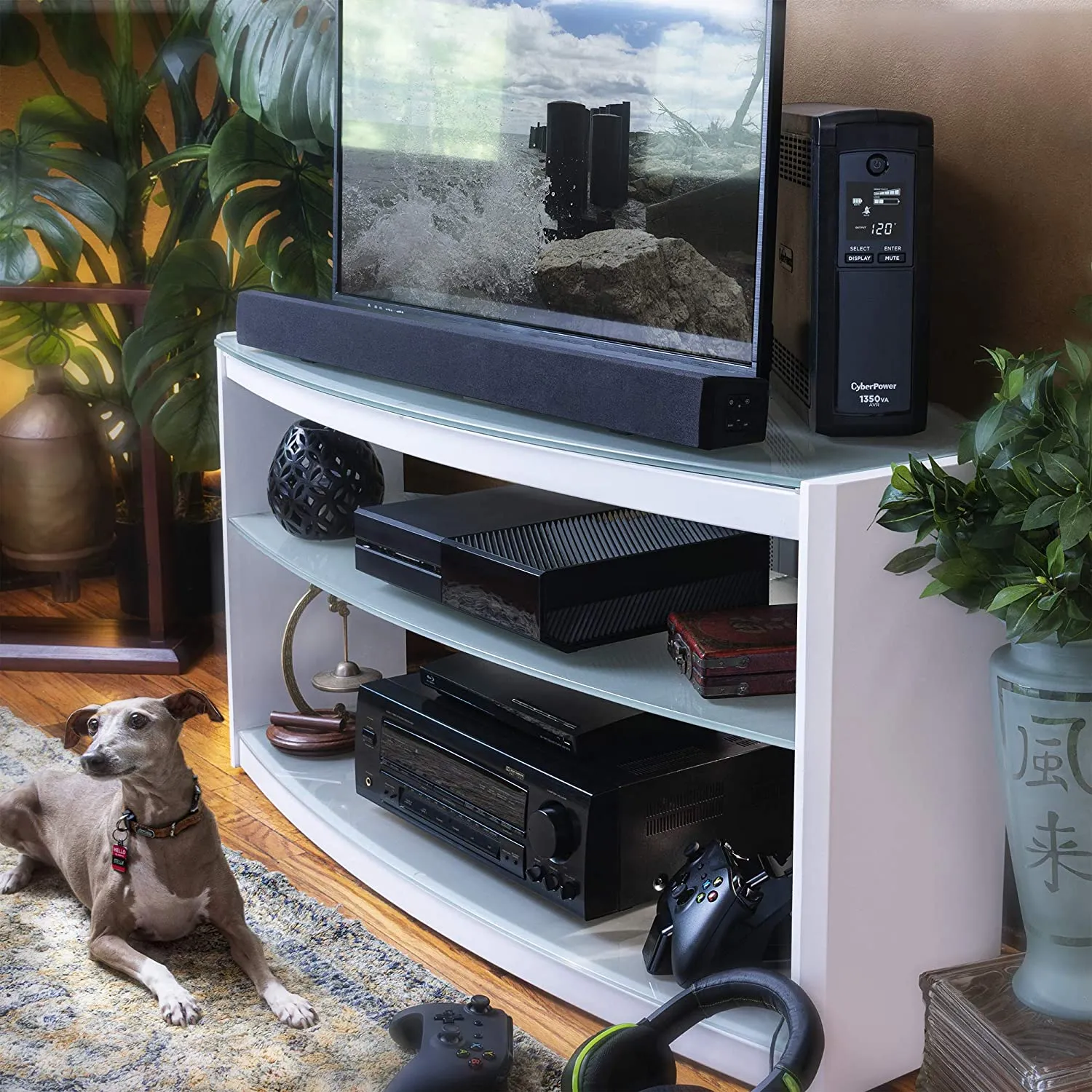CyberPower CST135XLU 1350VA/810W AVR, LCD, and USB 2.0 UPS System