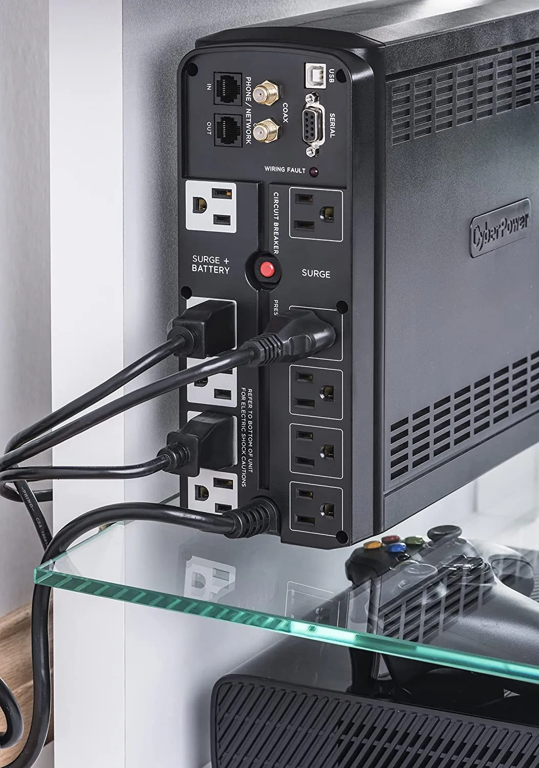 CyberPower CST135XLU 1350VA/810W AVR, LCD, and USB 2.0 UPS System