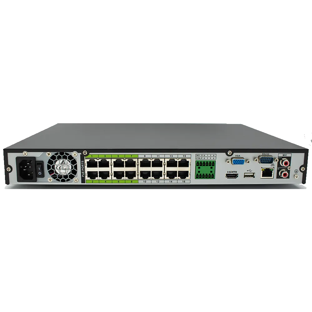 Dahua DHI-NVR4216-16P-I 6TB 4K 16-ch 1U NVR with Analytics 