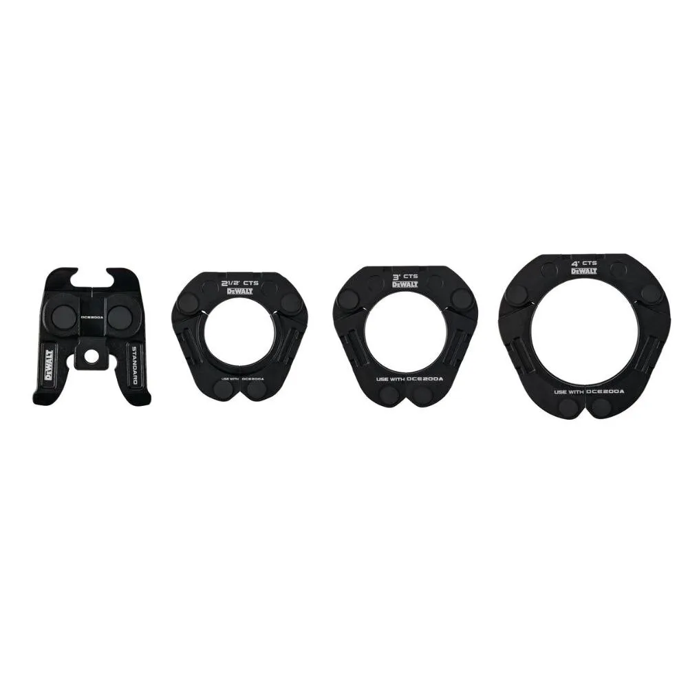 DEWALT DCE201K 2-1/2 in. to 4 in. Standard CTS Press Rings and Actuator Kit