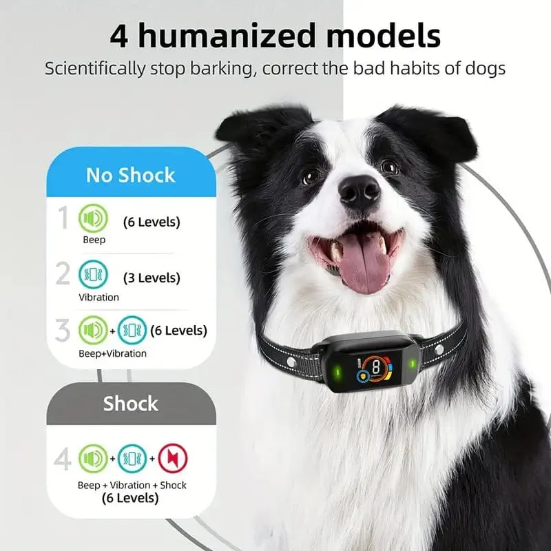 Dog Barking Collar Automatic Anti-Barking Device with Smart Sensors