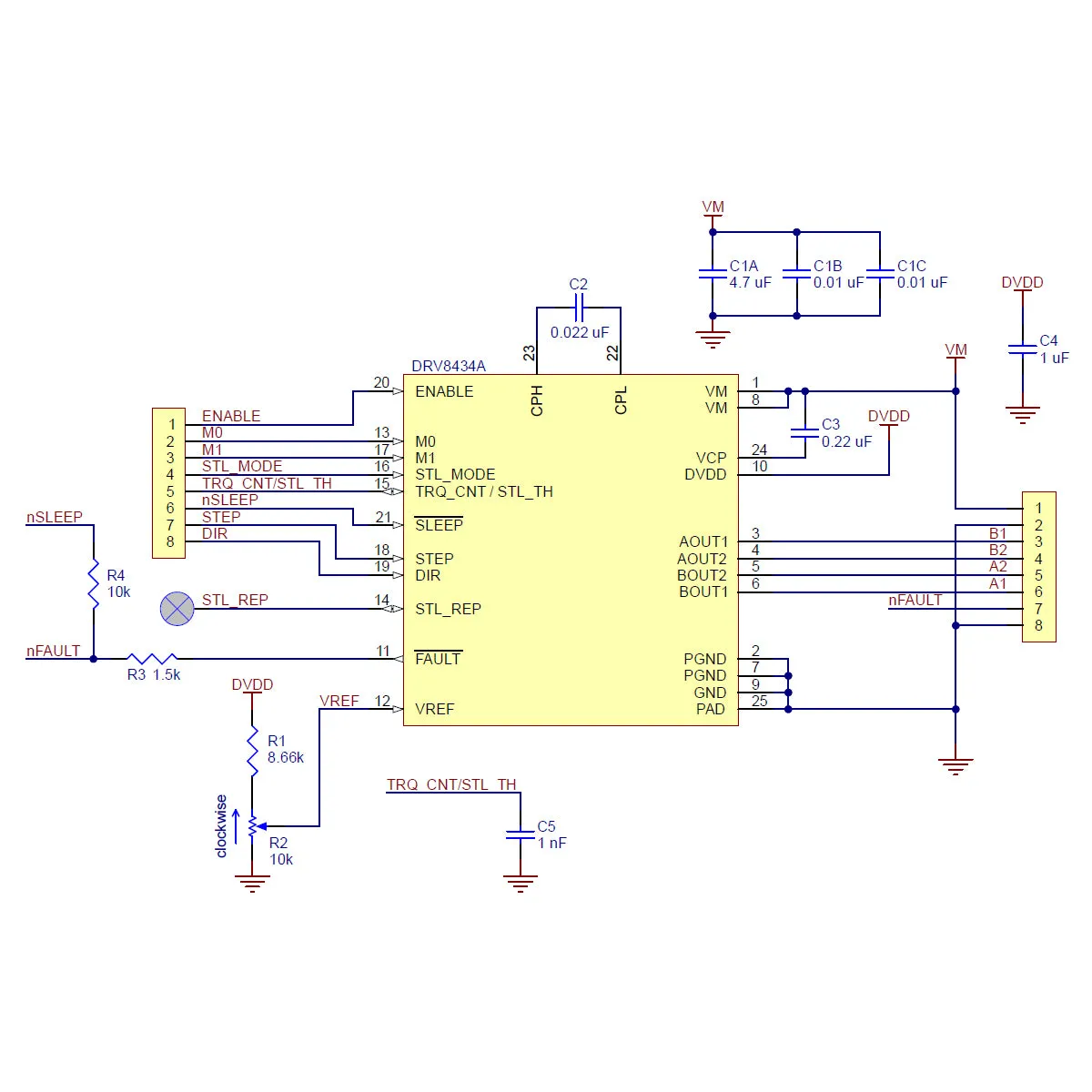 DRV8434A Stepper Motor Driver Carrier