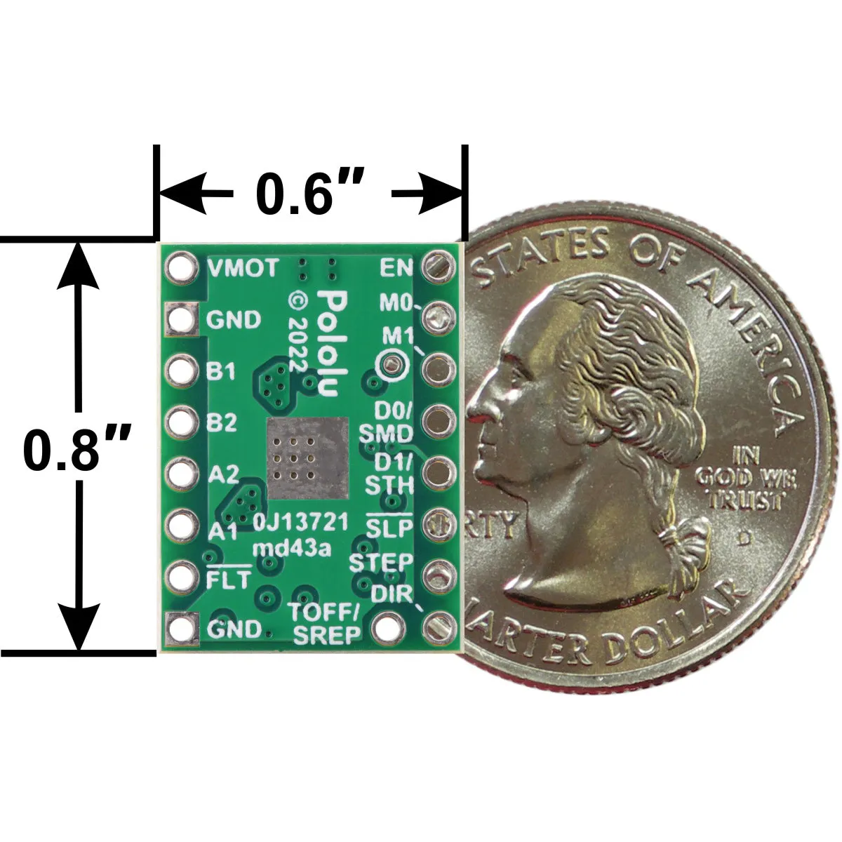 DRV8434A Stepper Motor Driver Carrier