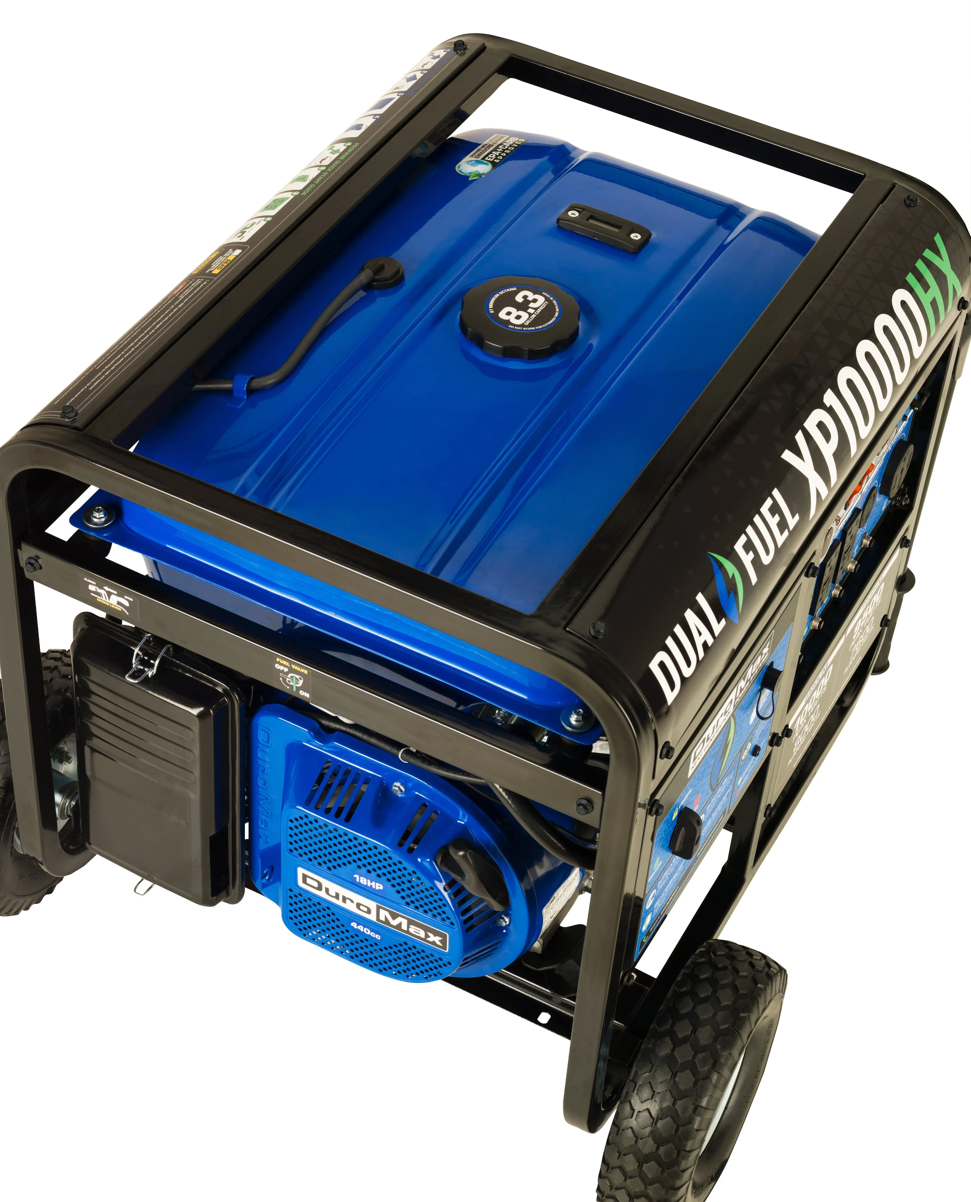 DuroMax XP10000HX 8000W/10000W Dual Fuel CO Alert Electric Start Generator New